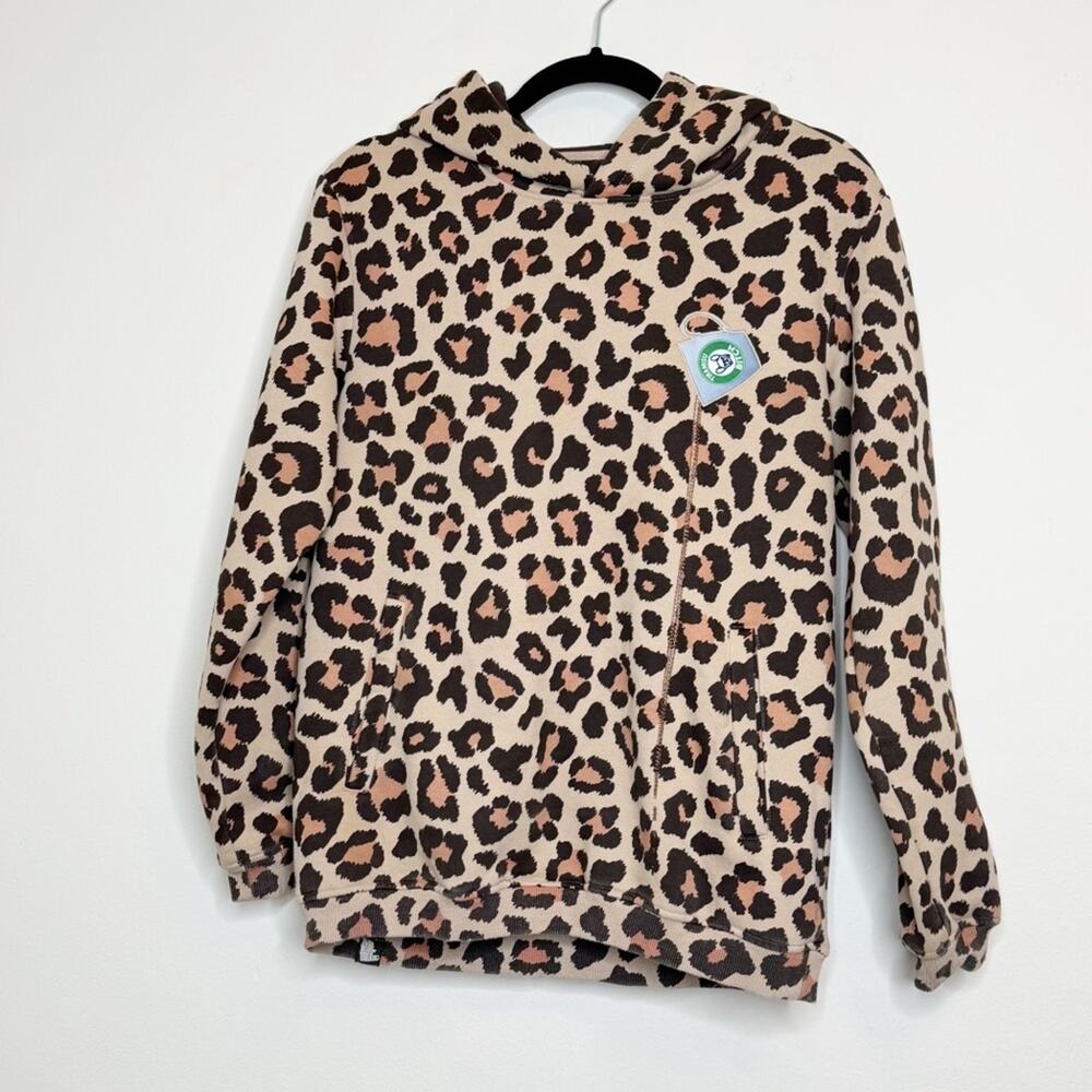 Miss Eatwell Tiramisuit Hoodie Leopard Heather McMahan Collab Size S/M